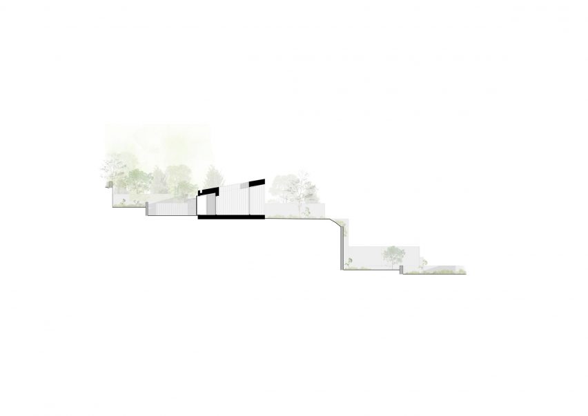 Section A of Goat House by Talin Architectural Design