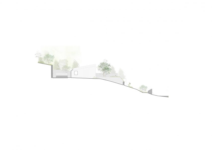 Section B of Goat House by Talin Architectural Design