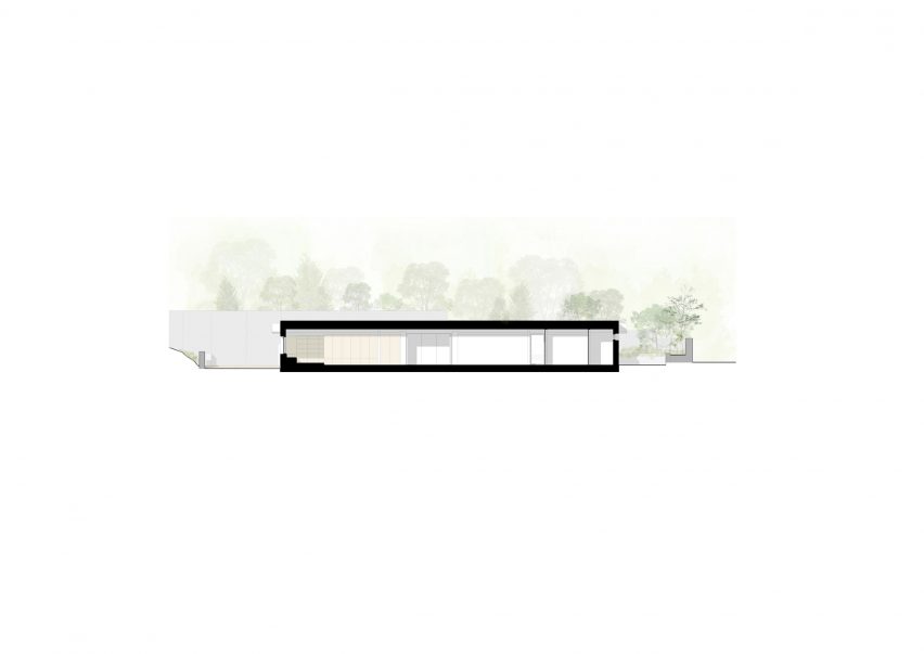 Section C of Goat House by Talin Architectural Design