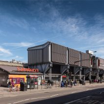 Camden Road Sainsbury's and a residential complex in London built in the High-tech style by architects Grimshaw have been given listed Grade II-listed status.