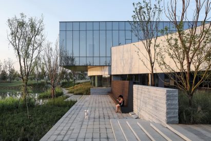 Hefei RIver Central Smart Garden Library by Geedesign