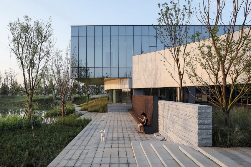 Hefei RIver Central Smart Garden Library by Geedesign