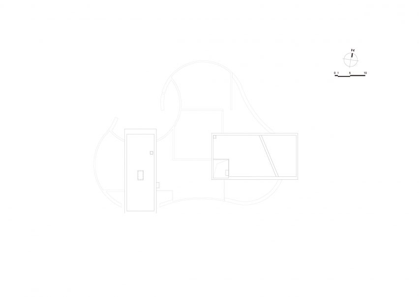 Second floor plan of Hefei RIver Central Smart Garden Library by Geedesign