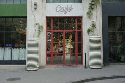 Max Machaidze at the Stamba Hotel in Tbilisi 