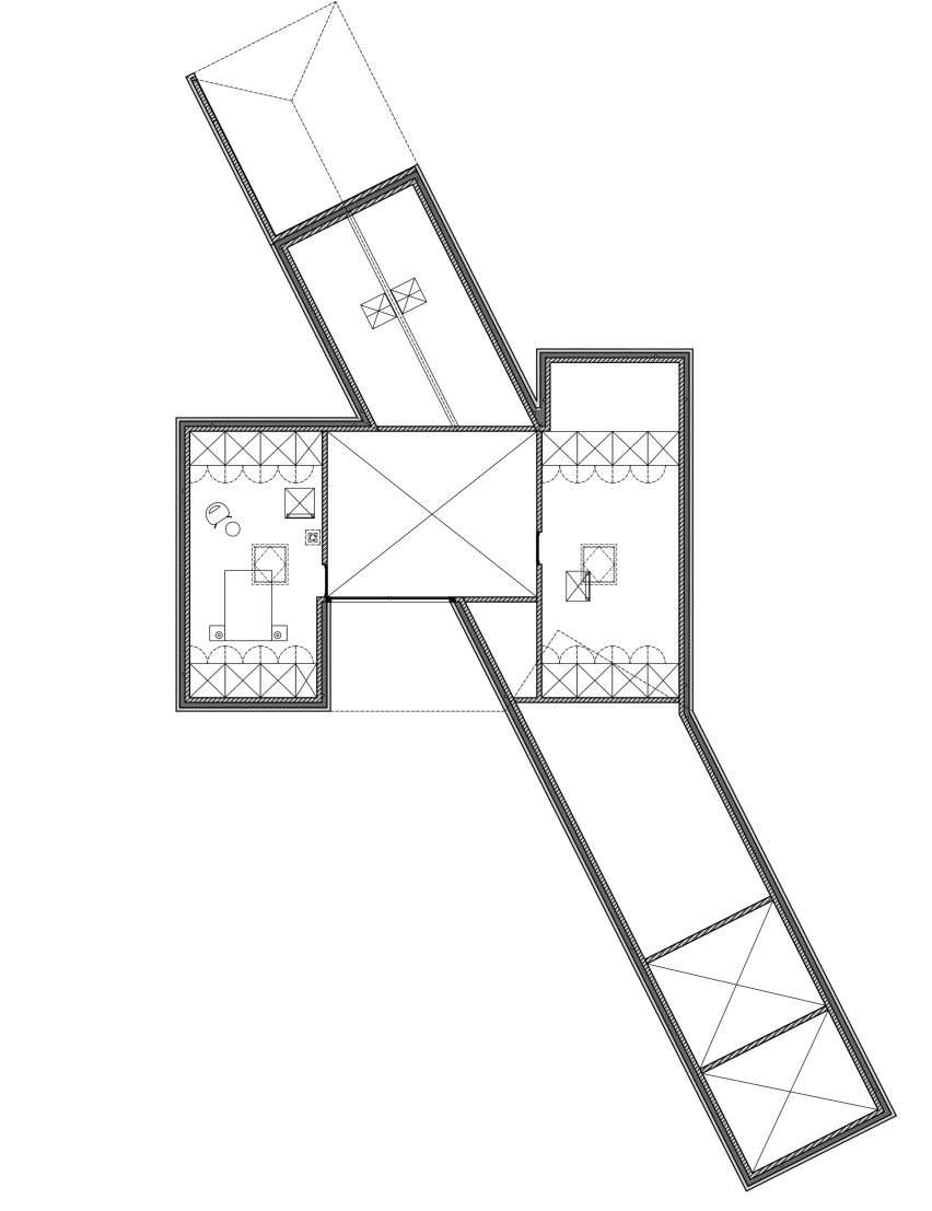 First floor plan of House TL by WE-S WES Architecten