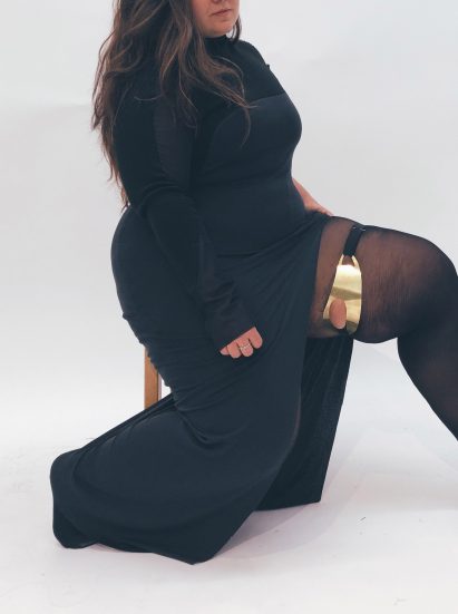 Karoline Vitto's garments accentuate the fat rolls women are told to hide
