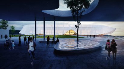 Kosovo National Stadium by Tabanlioglu Architects