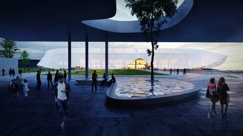 Kosovo National Stadium by Tabanlioglu Architects