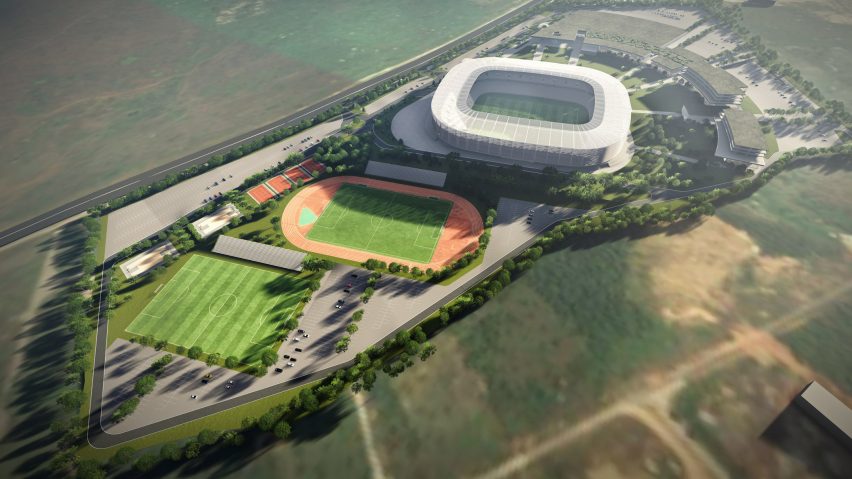 Kosovo National Stadium by Tabanlioglu Architects