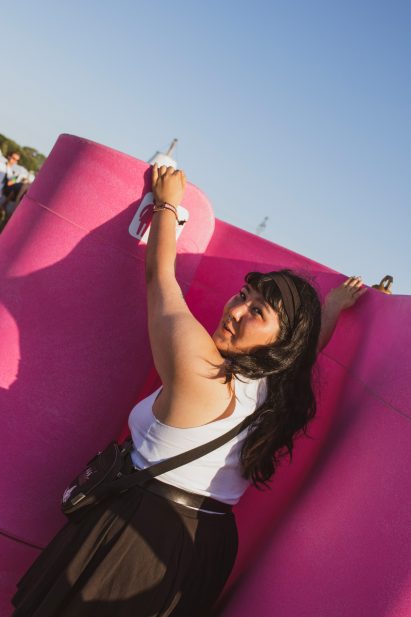 Lapee female urinal by Gina Périer and Alexander Egebjerg