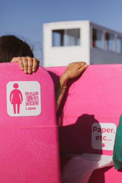 Lapee female urinal by Gina Périer and Alexander Egebjerg
