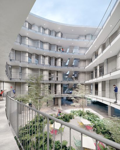 Las Americas affordable housing by SO-IL