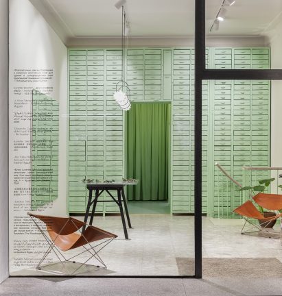 Lunettes Selection shop in Berlin designed by Oskar Kohnen Studio