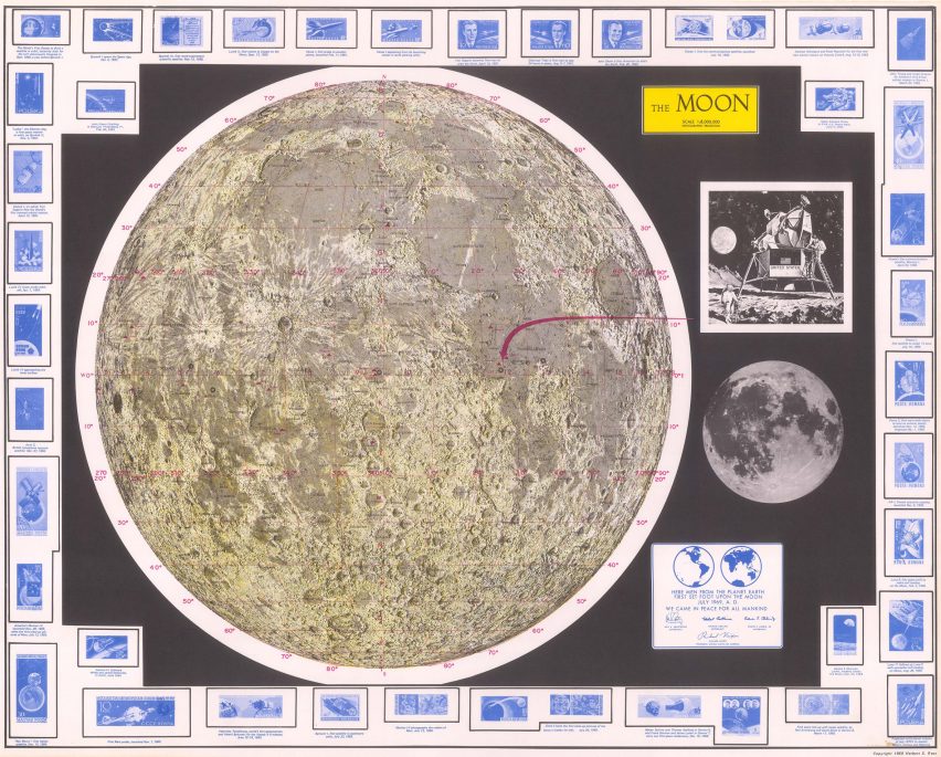 Moon landing: Mapping of the Moon: 1669-1969 at The Map House