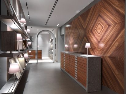 Marazzi showroom in Milan, designed by Antonio Citterio and Patricia Viel