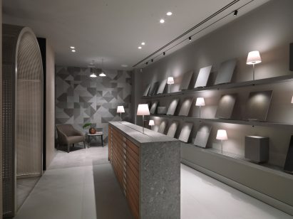 Marazzi showroom in Milan, designed by Antonio Citterio and Patricia Viel