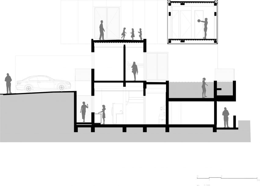 Moncayo Club House in Mexico City by Iconico Studio