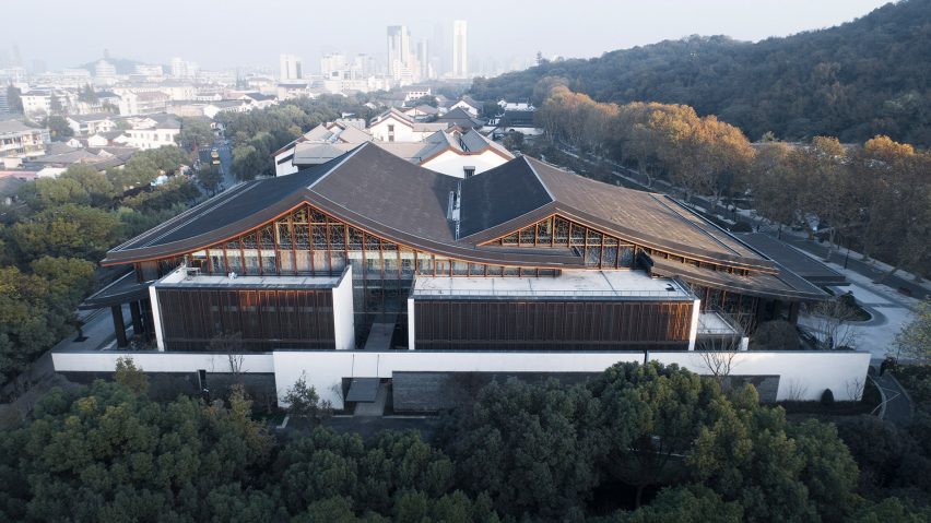 Detail of Multi-purpose hall in Shaoxing Hotel by Architectural Design and Research Institute at Zhejiang University UAD