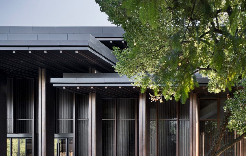 Detail of Multi-purpose hall in Shaoxing Hotel by Architectural Design and Research Institute at Zhejiang University UAD