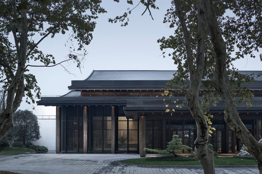 Detail of Multi-purpose hall in Shaoxing Hotel by Architectural Design and Research Institute at Zhejiang University UAD