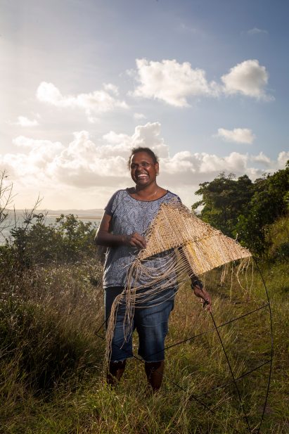 Koskela keeps indigenous weaving traditions alive with Ngalya lamp collection