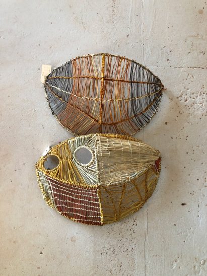 Koskela keeps indigenous weaving traditions alive with Ngalya lamp collection