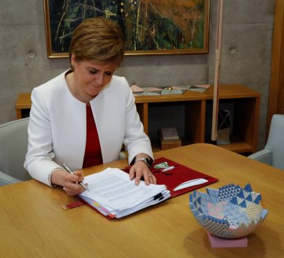 Scottish design first minister office