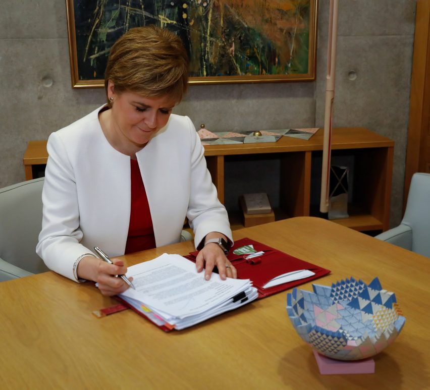 Scottish design first minister office
