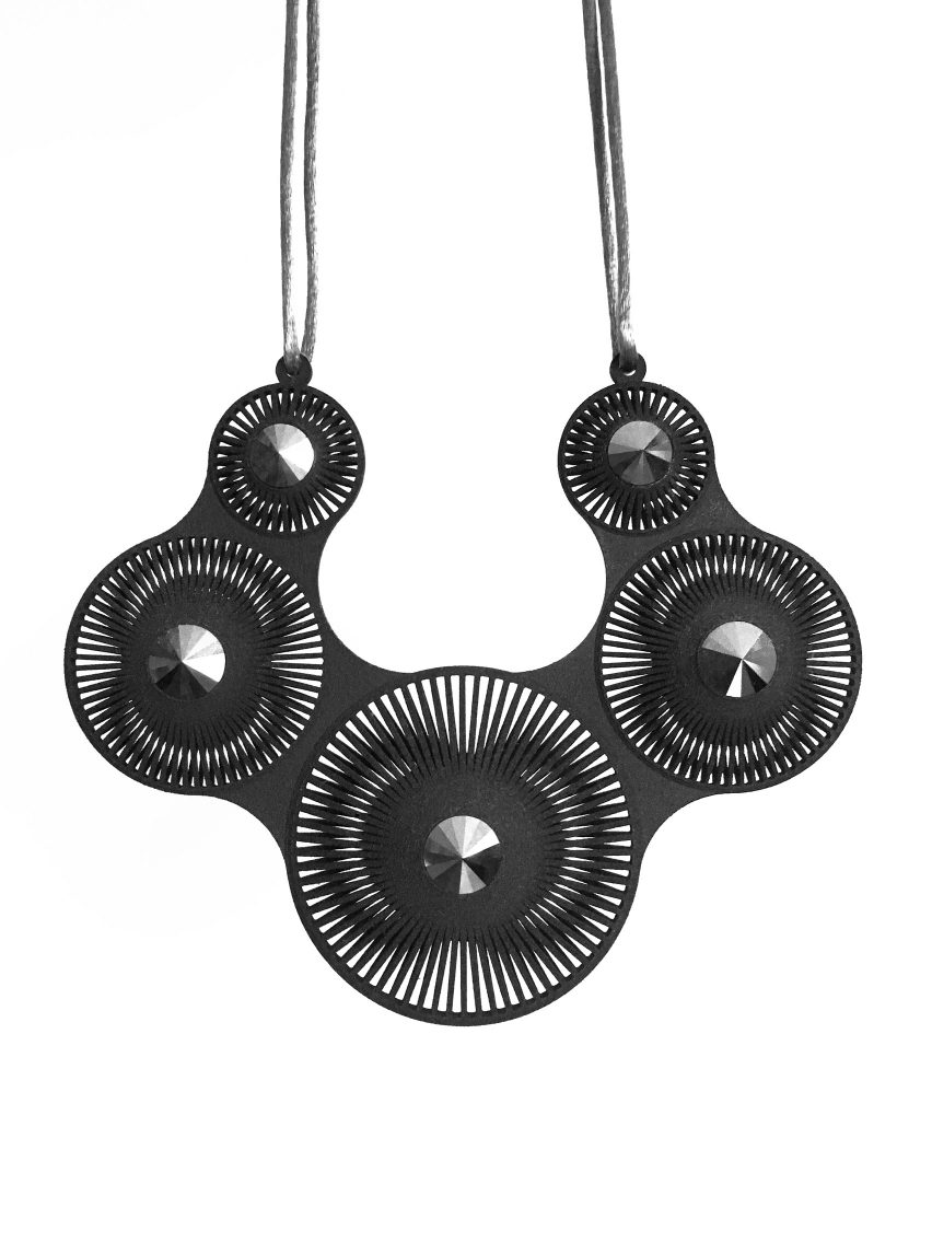 Phase Quintuple Neckpiece by Lynne MacLachlan