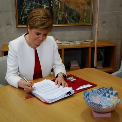 Scotland’s first minister prioritises design with rotating exhibition