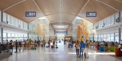 SOM O'Hare Global Terminal satellite concourses