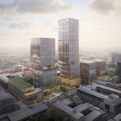 The London studio of Perkins + Will with Madrid-based architects Rafael de La-Hoz have won the competition to design Brussels' new European Commission offices.