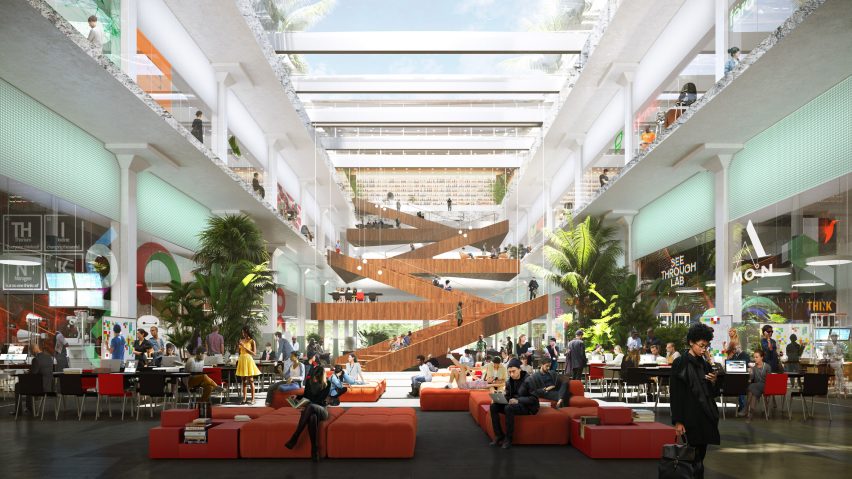 POST Houston renderings by OMA