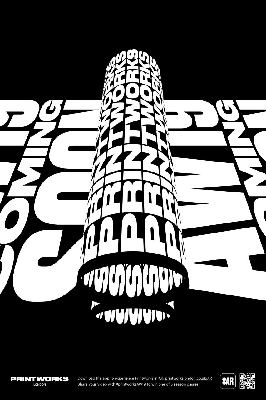 Printworks AW19 augmented reality campaign by OMSE