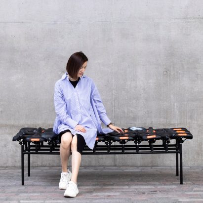Qiang Huang's Bike Scavengers furniture is made from salvaged shared bicycles