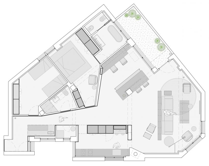 R Apartment by Francesc Rifé Studio