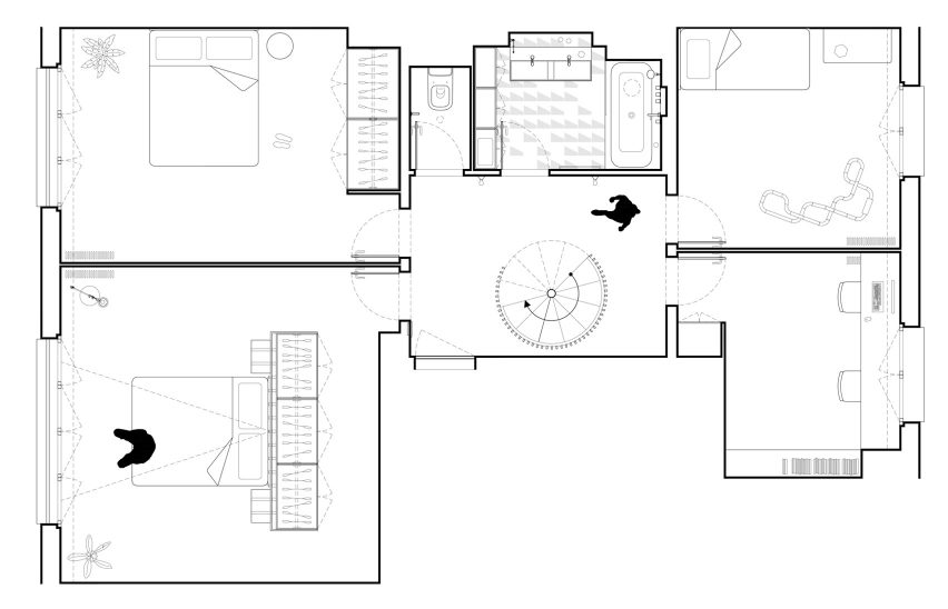 Sacha apartment by SABO Project