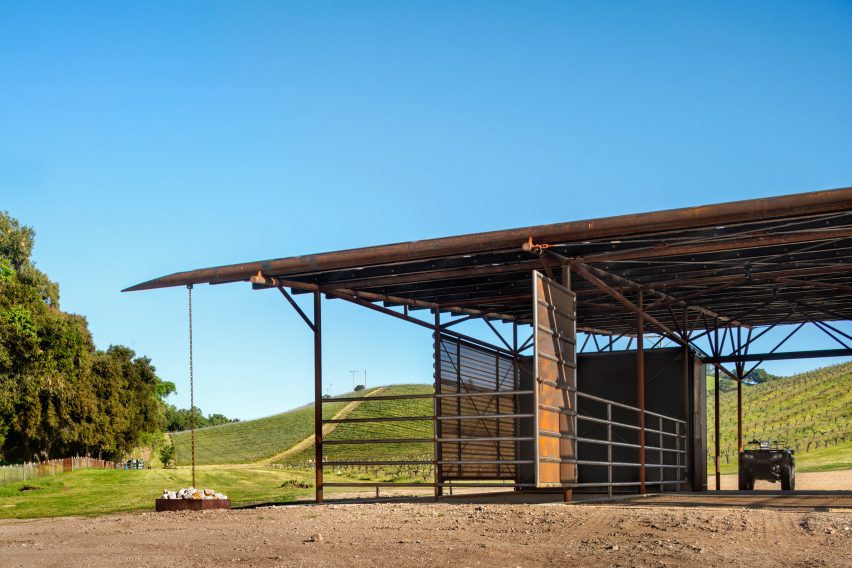 Saxum Vineyard Equipment Barn by Clayton and Little