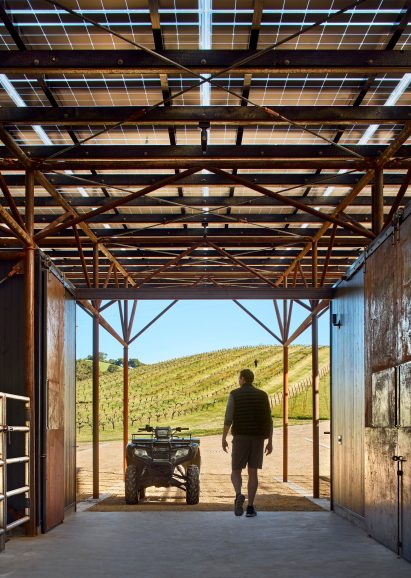 Saxum Vineyard Equipment Barn by Clayton and Little