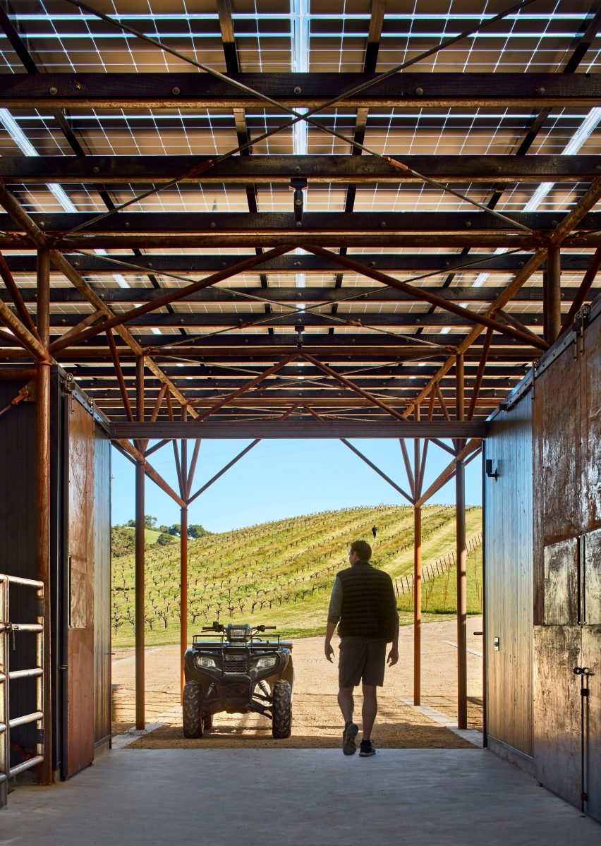 Saxum Vineyard Equipment Barn by Clayton and Little
