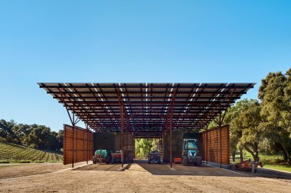Saxum Vineyard Equipment Barn by Clayton and Little