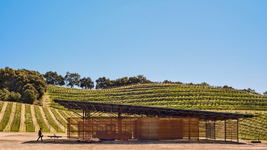 Saxum Vineyard Equipment Barn by Clayton and Little