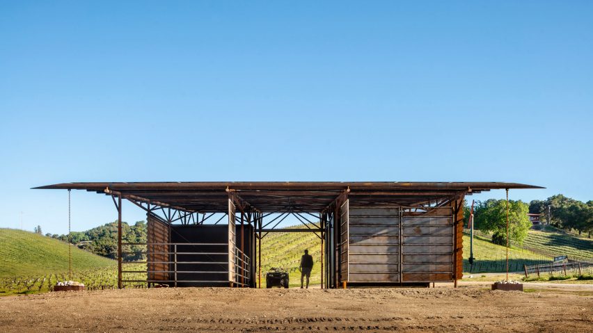 Saxum Vineyard Equipment Barn by Clayton and Little