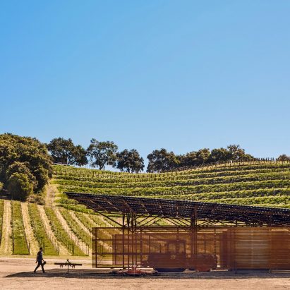 Saxum Vineyard Equipment Barn by Clayton and Little