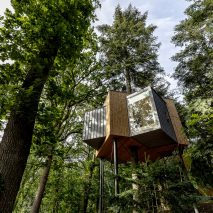 Treetop hotel cabin for Løvtag by Sigurd Larsen