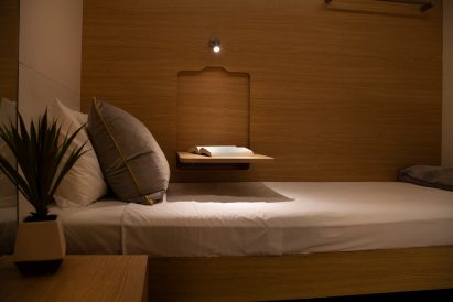 Sleepbox pods at Dulles International Airport by Arch Group