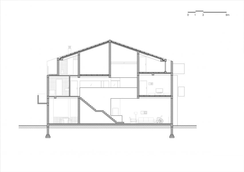 Section of Song House by AZL Architects