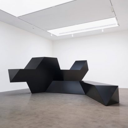 Tony Smith Source, Tau, Throwback exhibition Pace Gallery