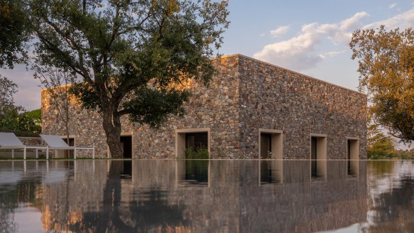 Casa de Piedra by Tuñón Arquitectos in Cáceres, Spain