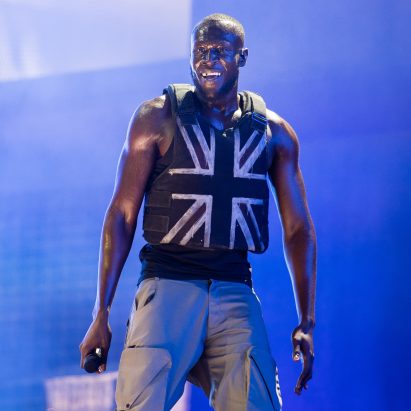 Banksy designs stab-proof vest for Stormzy's Glastonbury set
